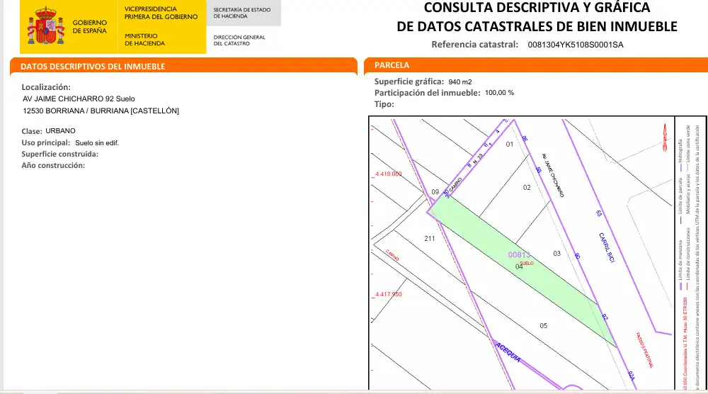 Rustikales Grundstück zum Verkauf in Avenida Jaime Chicharro, imagen 2