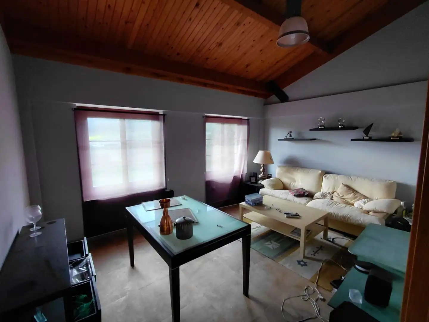Sala d'estar de Casa o xalet en venda en Arteixo amb Jardí privat