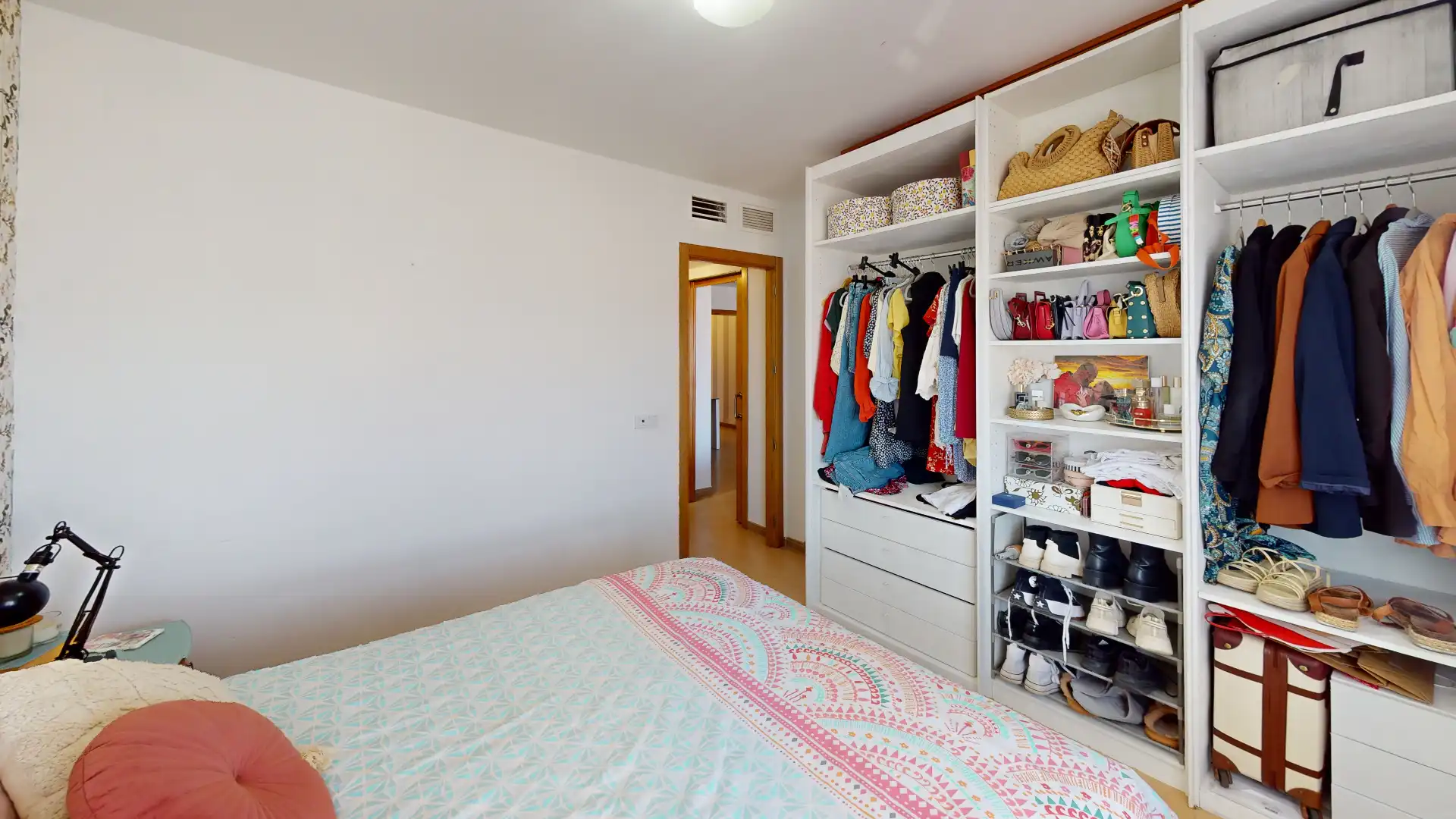 Bedroom of Flat for sale in Roquetas de Mar  with Air Conditioner, Heating and Private garden