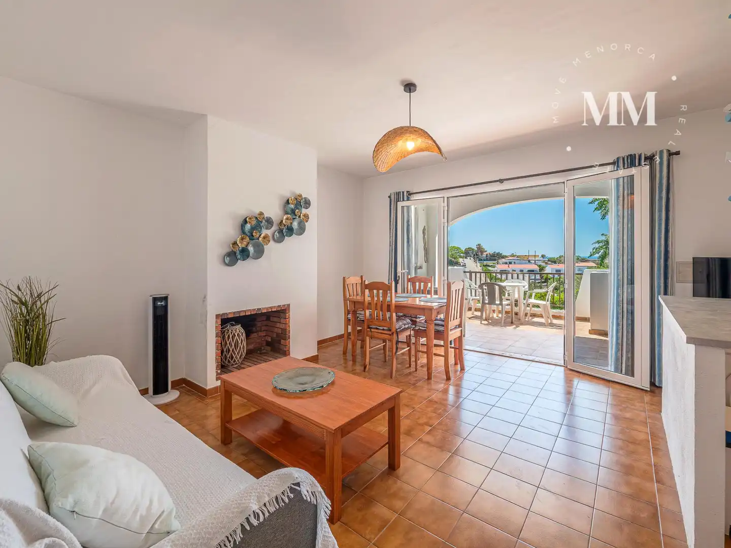 Living room of Apartments for sale in Alaior  with Terrace, Furnished and Community pool