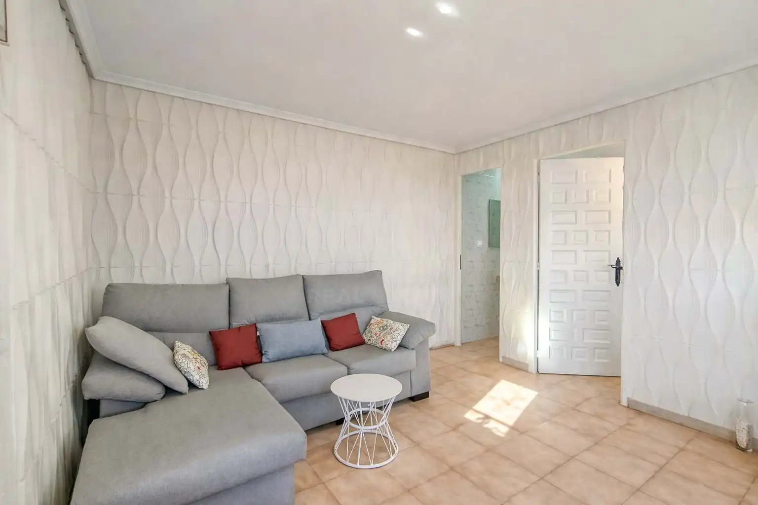 Sala de estar de Casa adosada en venta en San Fulgencio con Aire acondicionado, Calefacción y Terraza