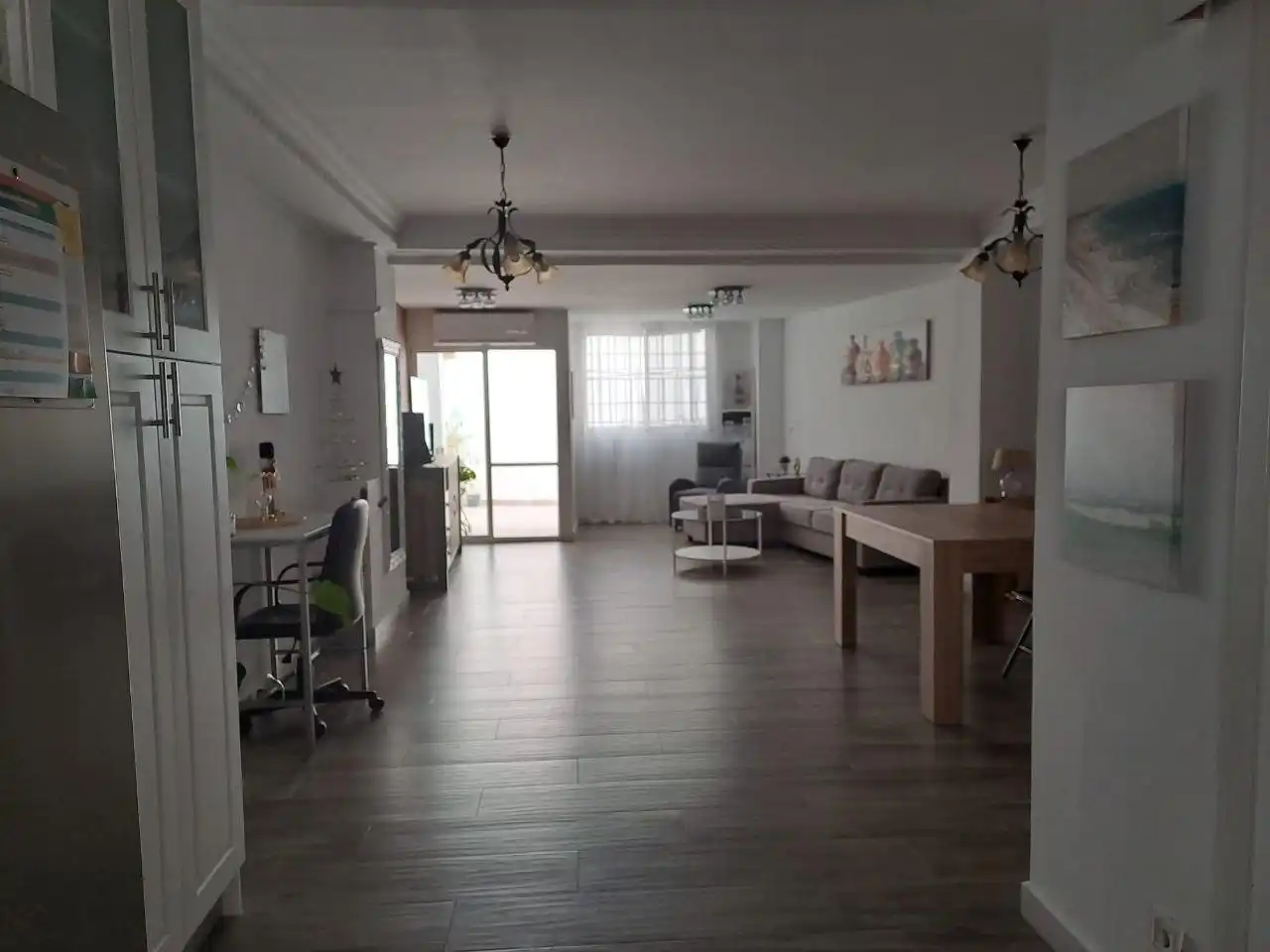 Sala d'estar de Casa o xalet en venda en Moncada amb Aire condicionat, Terrassa i Traster