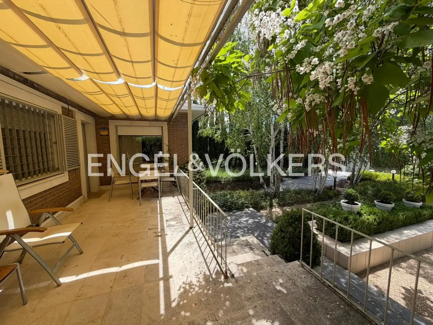 Terraza de Casa o chalet de alquiler en Soto del Real con Aire acondicionado, Calefacción y Jardín privado