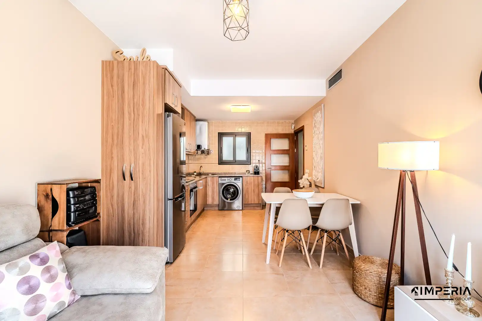 Cocina de Apartamento en venta en L'Ampolla con Aire acondicionado, Calefacción y Terraza