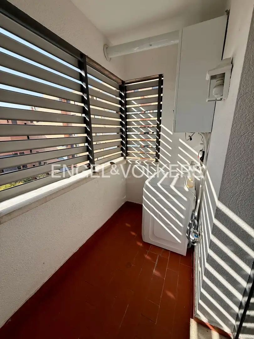 Terrasse von Wohnung zur Miete in Madrid mit Klimaanlage, Heizung und Parkett