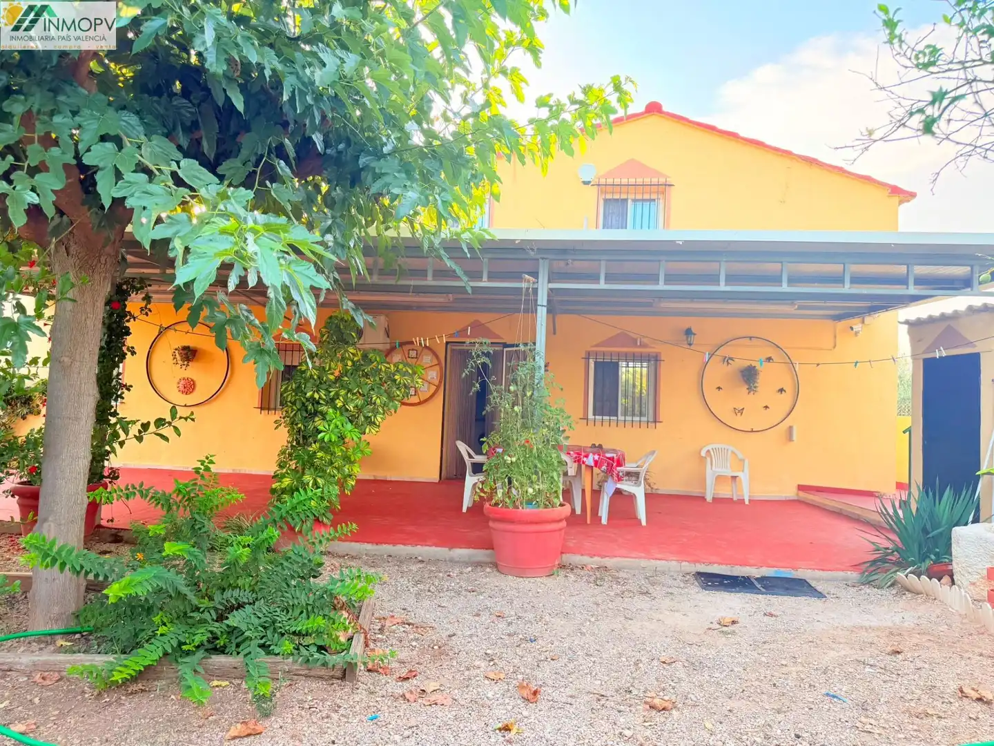 Vista exterior de Finca rústica en venda en Alcanar amb Aire condicionat, Jardí privat i Terrassa