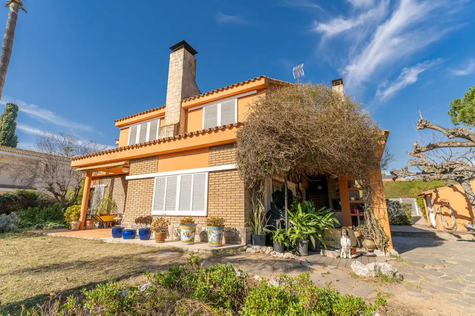 Vista exterior de Casa o xalet en venda en Reus amb Calefacció, Jardí privat i Piscina