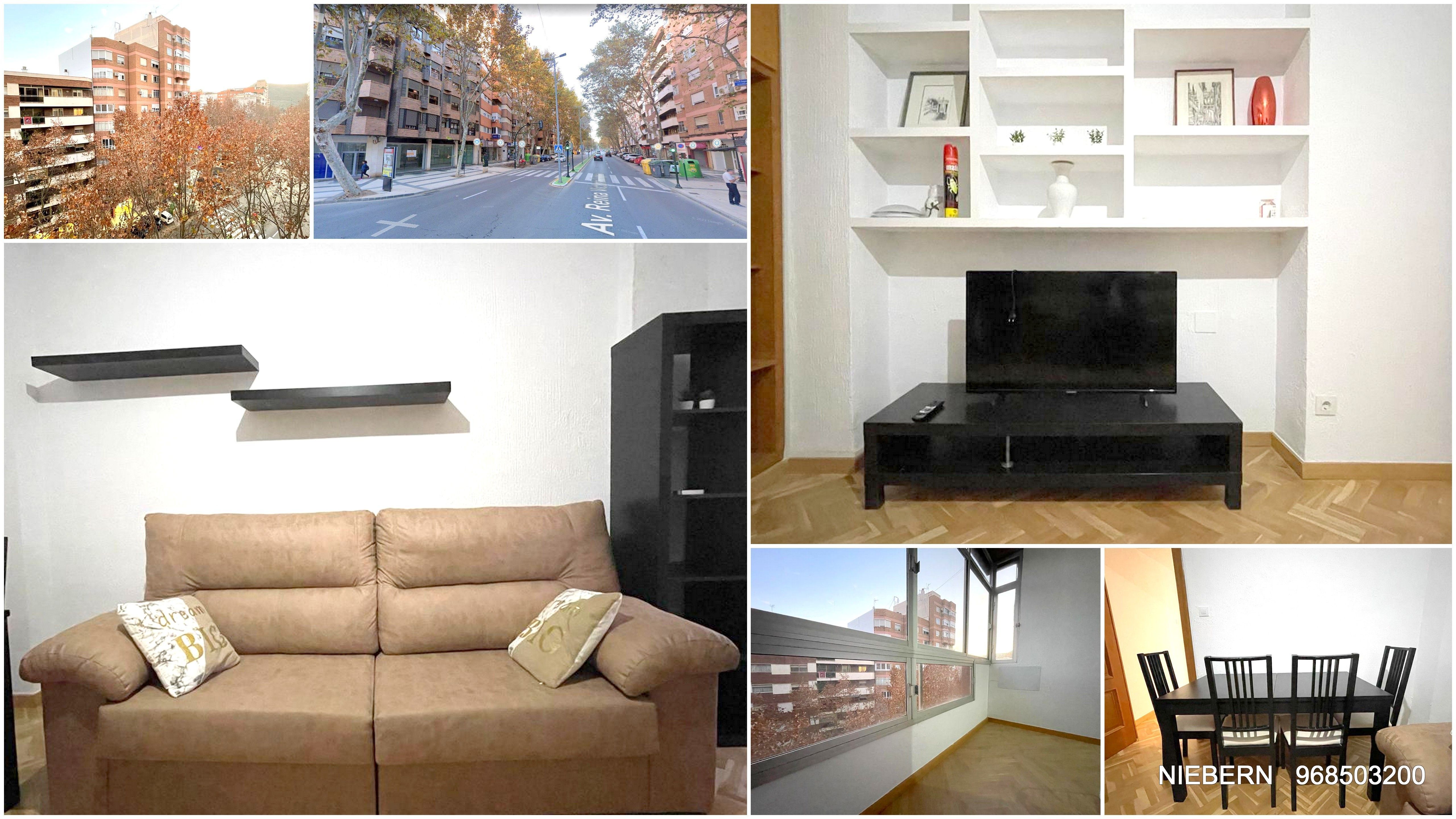 Exterior view of Flat to rent in Cartagena  with Parquet flooring, Furnished and Oven