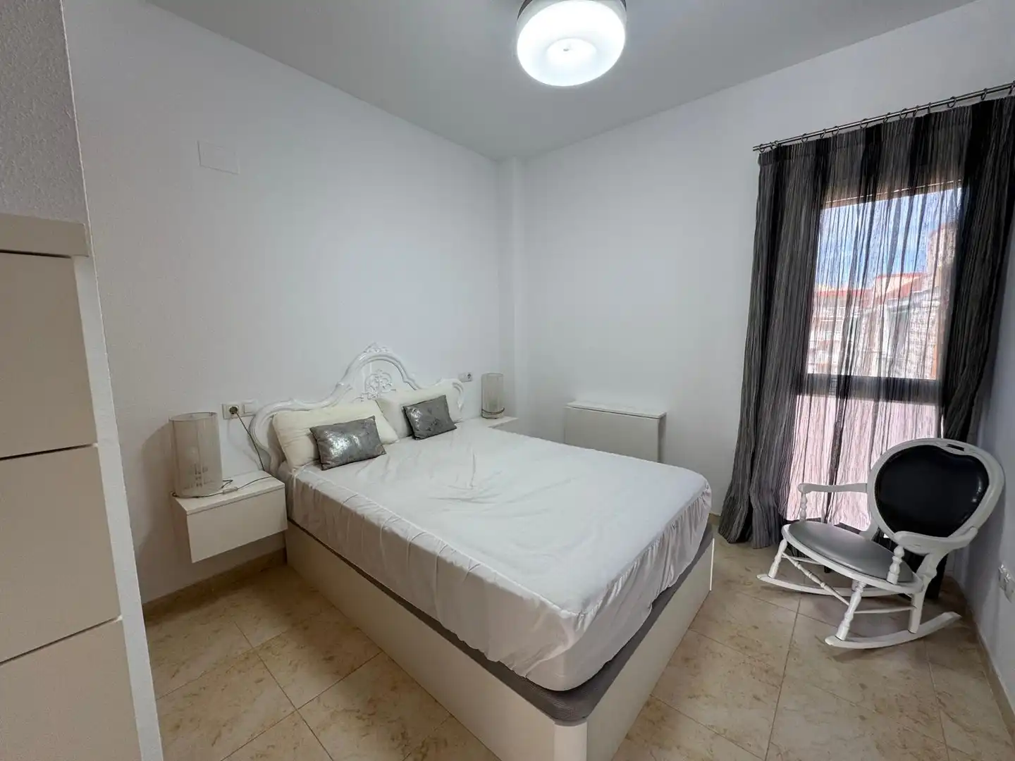 Bedroom of Apartments for rent in El Campello  with Air Conditioner, Heating and Terrace