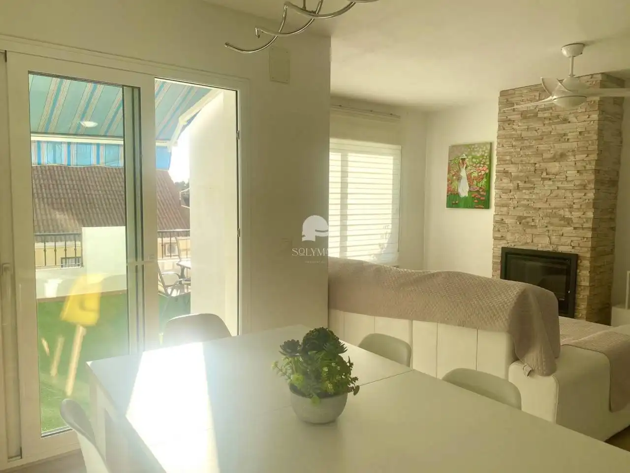 Schlafzimmer von Einfamilien-Reihenhaus zur Miete in Vélez-Málaga mit Klimaanlage, Terrasse und Möbliert