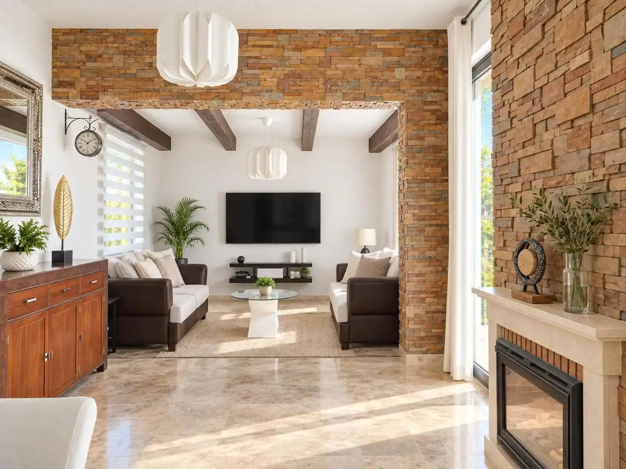 Sala d'estar de Casa adosada en venda en Bormujos amb Aire condicionat, Jardí privat i Terrassa