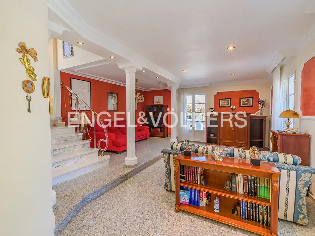 Living room of Houses for sale in San Vicente del Raspeig / Sant Vicent del Raspeig  with Air Conditioner, Heating and Private garden