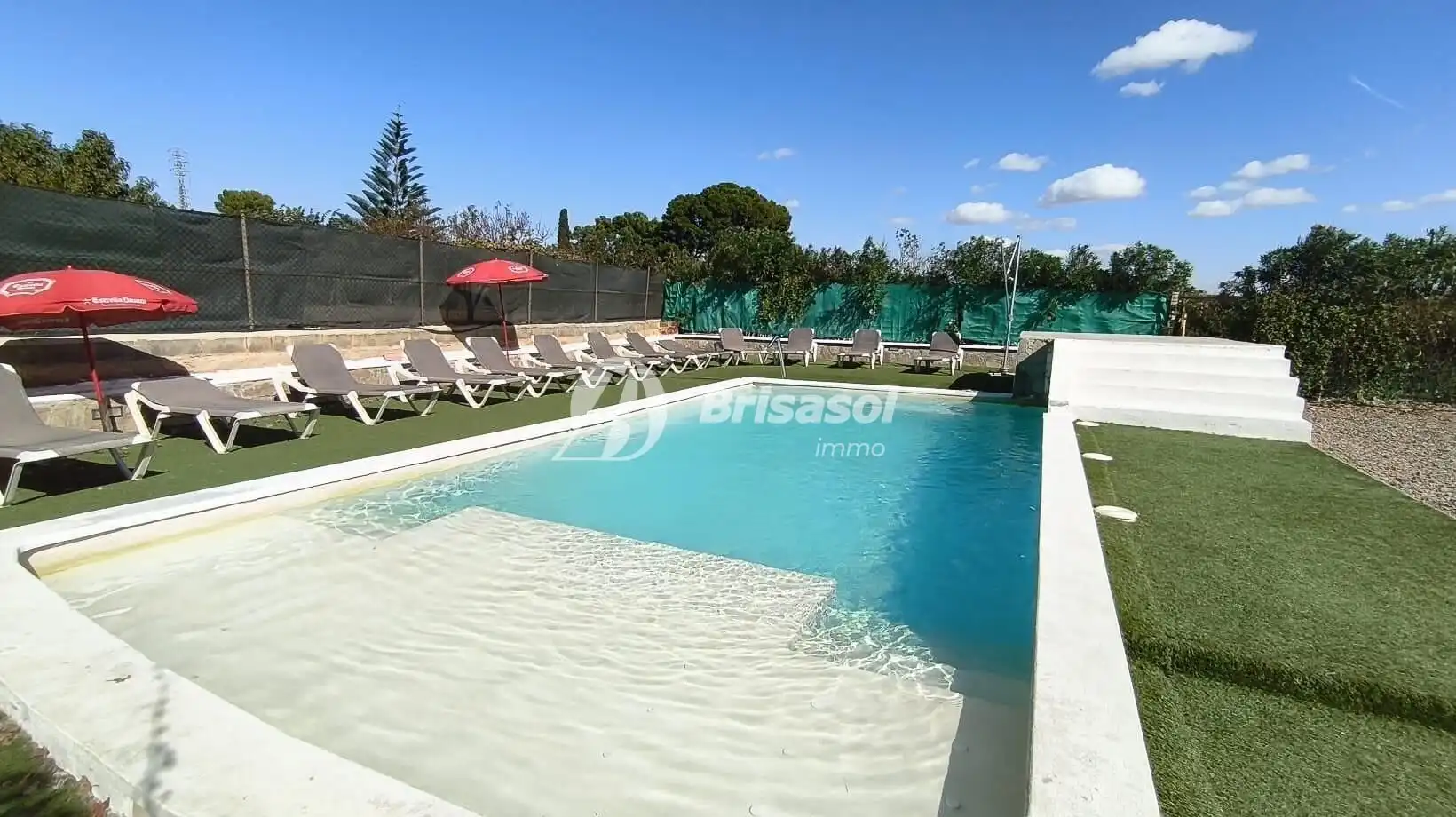 Schwimmbecken von Country house zum Verkauf in Reus mit Klimaanlage, Privatgarten und Terrasse