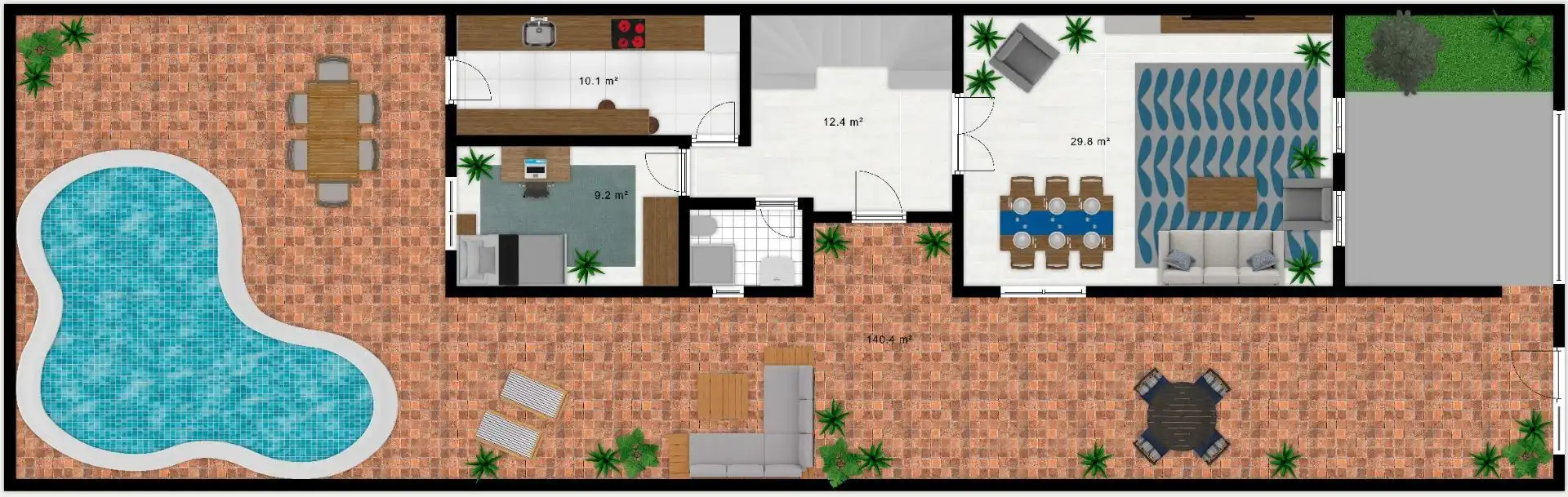 Detached homes for sale in Mairena del Aljarafe  with Air Conditioner, Private garden and Terrace