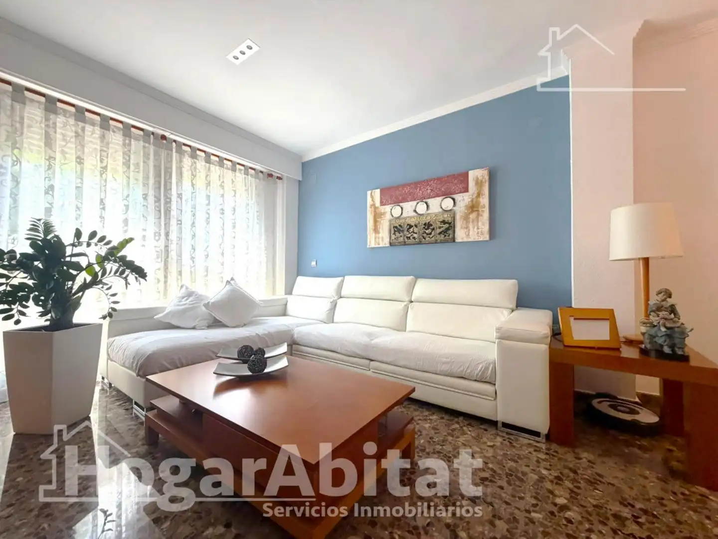 Living room of Flat for sale in Alboraya  with Air Conditioner, Heating and Terrace