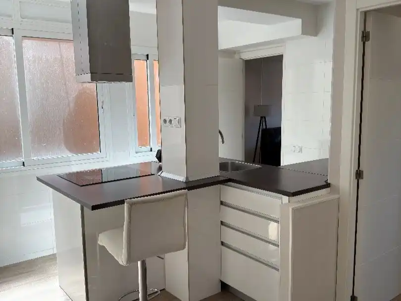 Küche von Wohnung zur Miete in Alcalá de Henares mit Klimaanlage und Terrasse