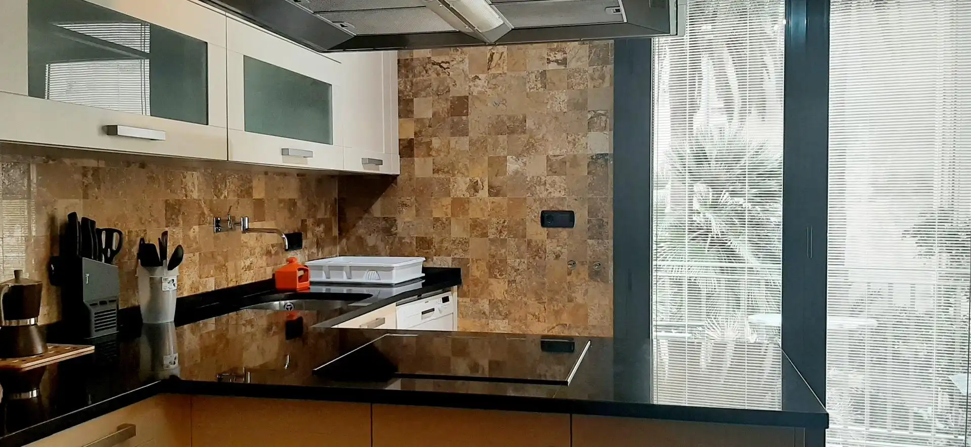 Kitchen of Flat for rent in Sitges  with Air Conditioner, Heating and Furnished