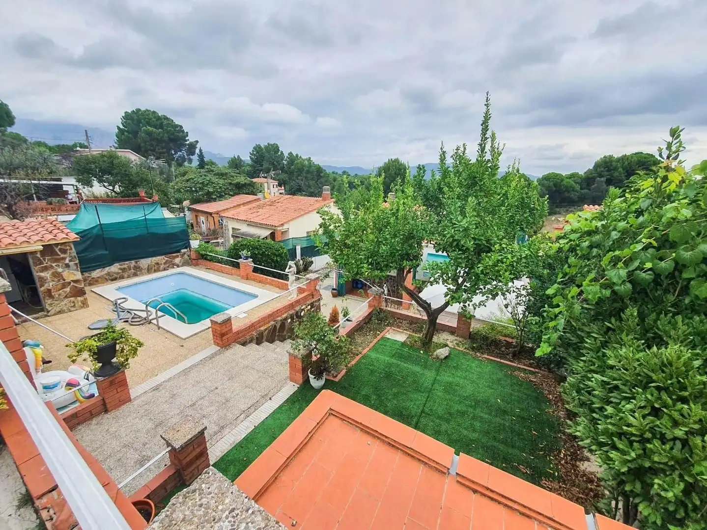 Jardín de Casa o chalet en venta en Esparreguera con Aire acondicionado, Jardín privado y Piscina