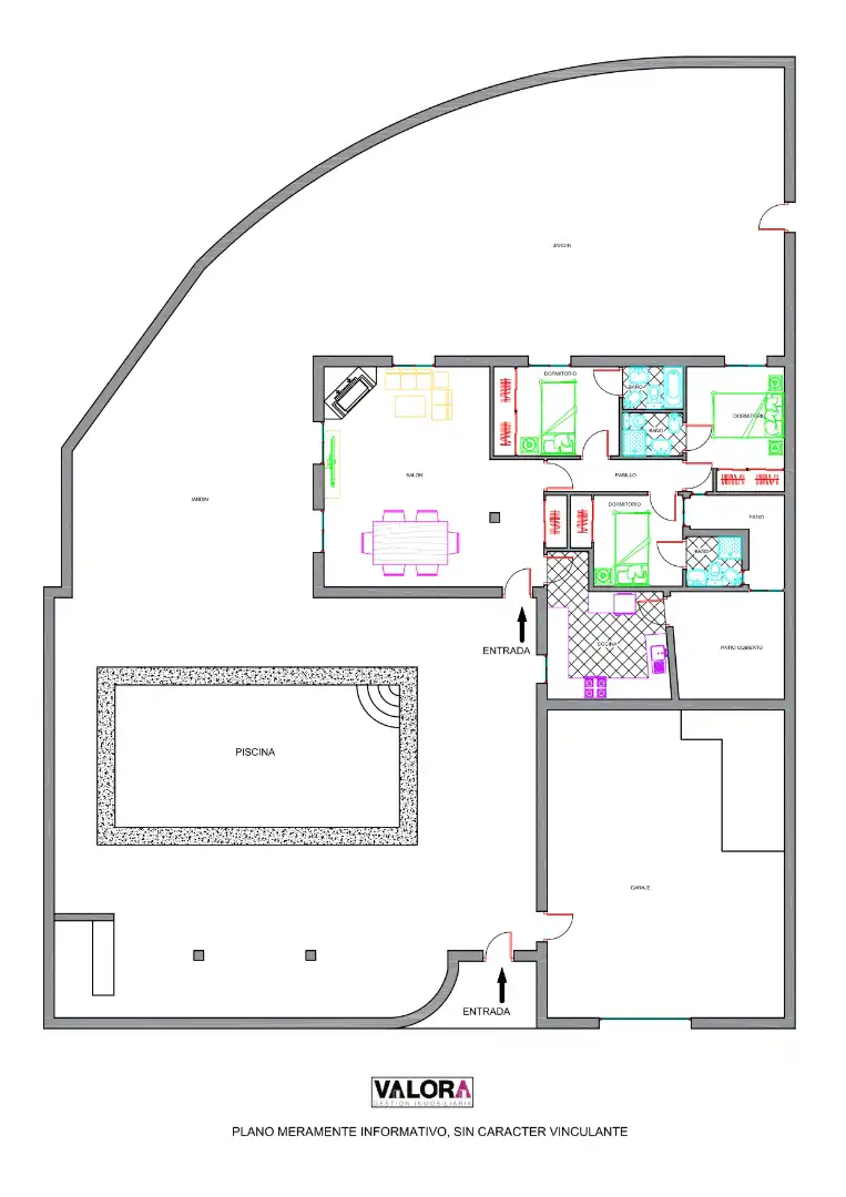 Houses for sale in Cartagena  with Air Conditioner and Swimming Pool