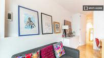 Living room of Flat to rent in  Barcelona Capital  with Air Conditioner, Heating and Furnished