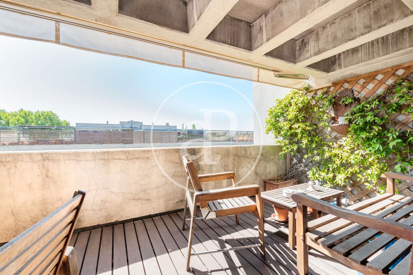 Terrace of Attic for sale in La Moraleja  with Air Conditioner, Heating and Private garden