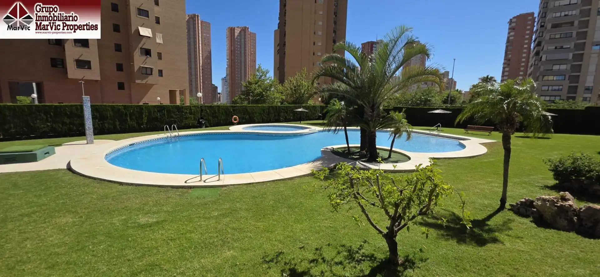 Swimming pool of Flat for sale in Benidorm  with Terrace and Community pool
