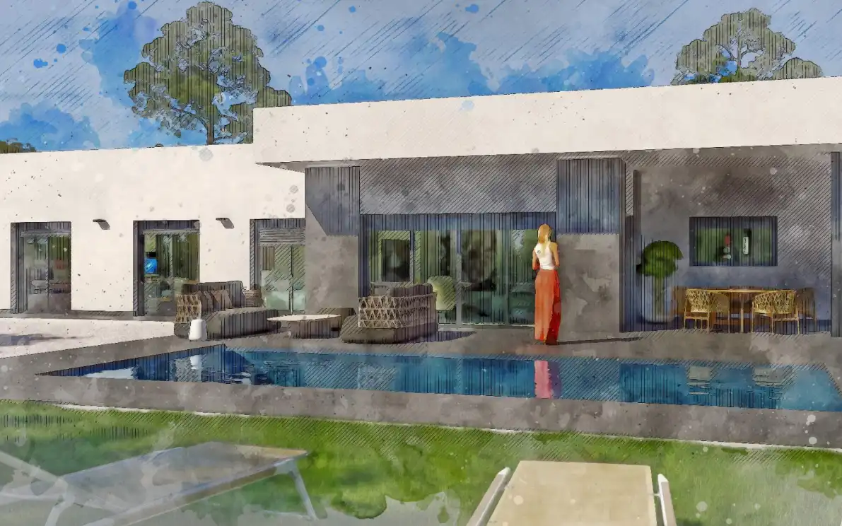 Casa o chalet en venta en Novelda con Jardín privado, Terraza y Piscina