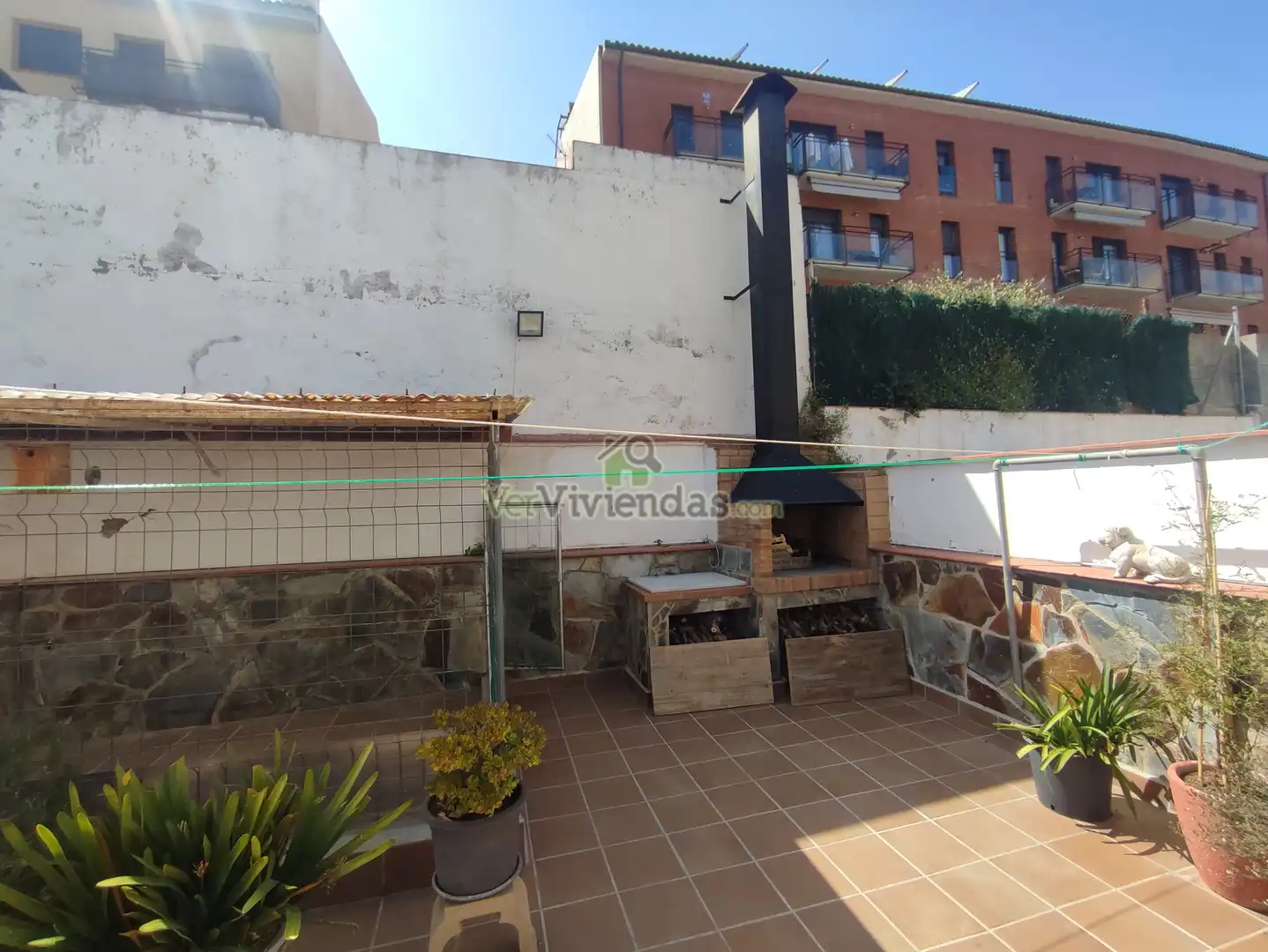 Terrasse von Wohnung zum Verkauf in Viladecavalls mit Klimaanlage, Heizung und Terrasse