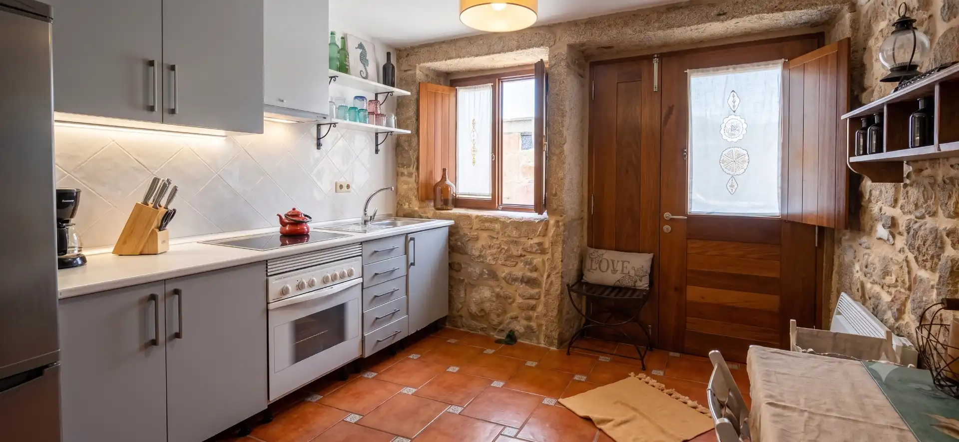 Cocina de Casa o chalet en venta en Muros con Amueblado