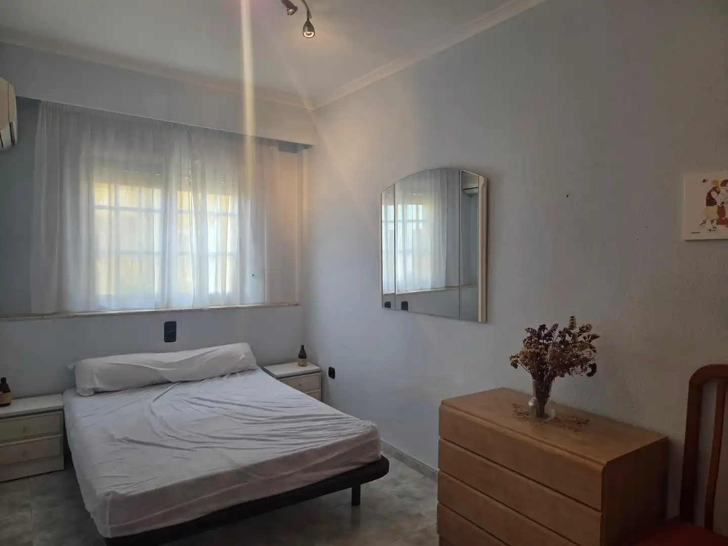 Bedroom of Houses for rent in Sueca  with Air Conditioner, Terrace and Furnished