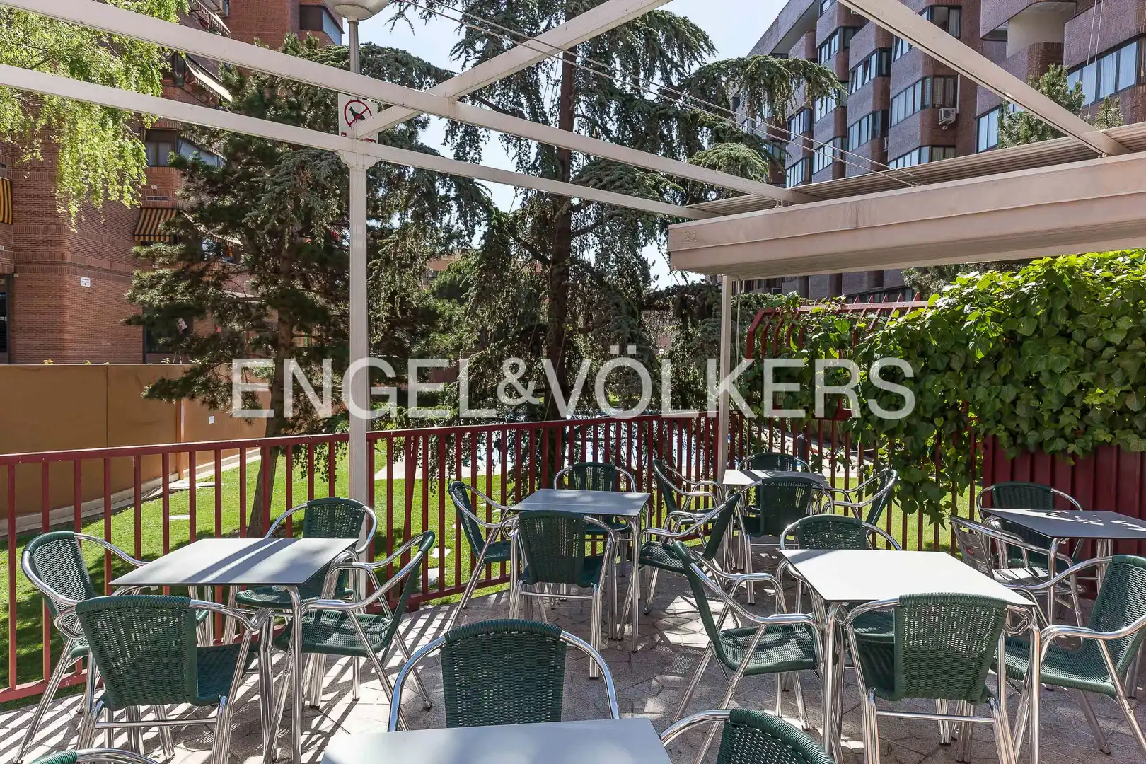 Terrasse von Wohnung zur Miete in Barrio de Salamanca