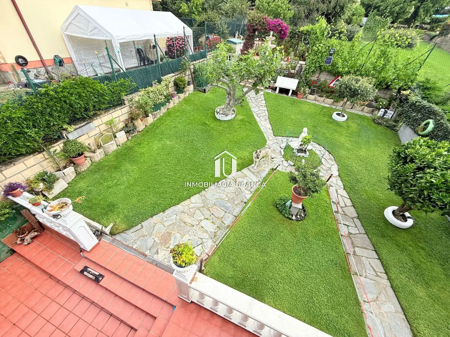 Jardí de Casa o xalet en venda en Meruelo amb Calefacció, Jardí privat i Terrassa