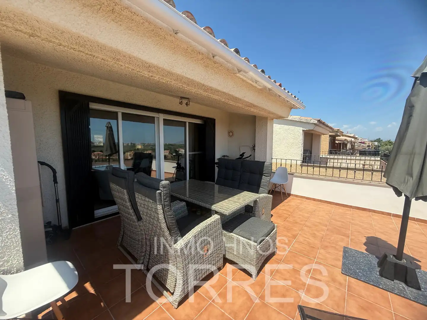 Terrassa de Casa o xalet en venda en Peñíscola / Peníscola amb Aire condicionat, Jardí privat i Terrassa