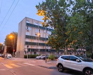Exterior view of Duplex for sale in  Madrid Capital  with Heating, Parquet flooring and Furnished