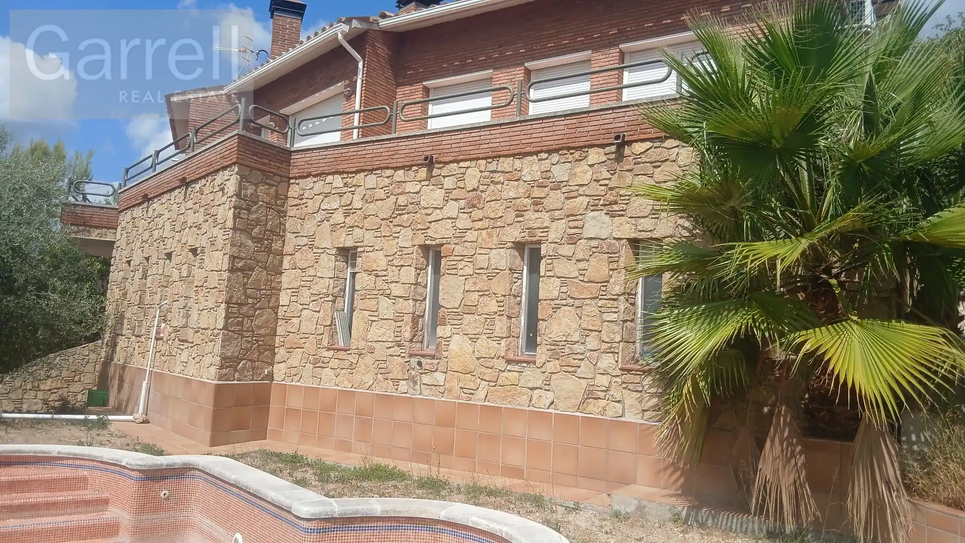 Vista exterior de Casa adosada en venta en Sant Pere de Vilamajor con Terraza y Piscina