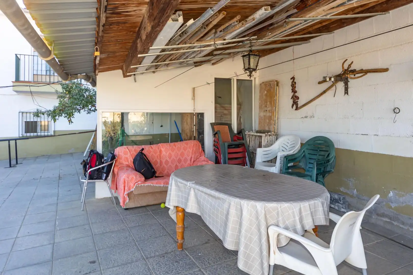 Terrassa de Finca rústica en venda en Guadix amb Calefacció, Jardí privat i Traster