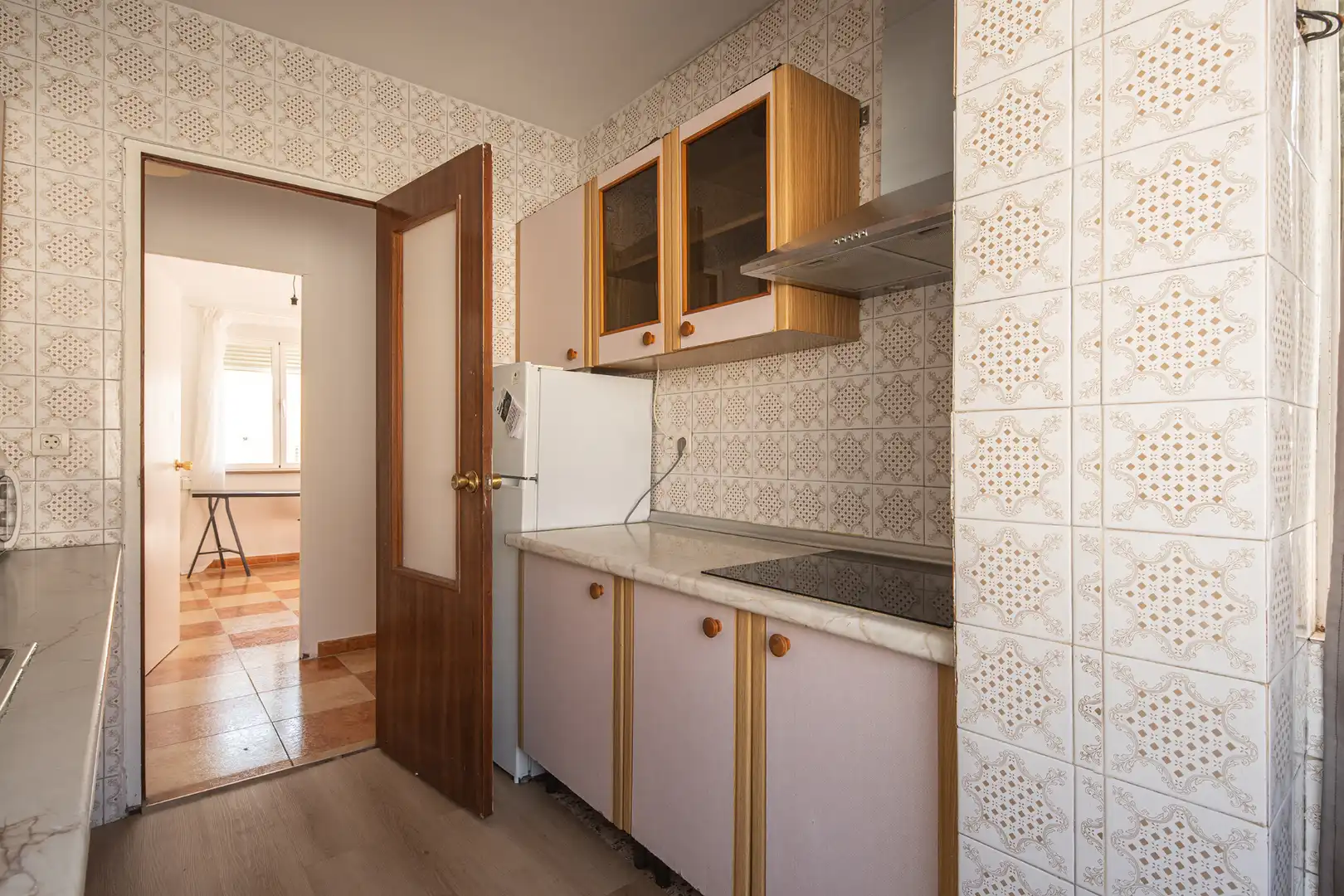 Küche von Wohnung zum Verkauf in Granada mit Parkett, Möbliert und Ofen