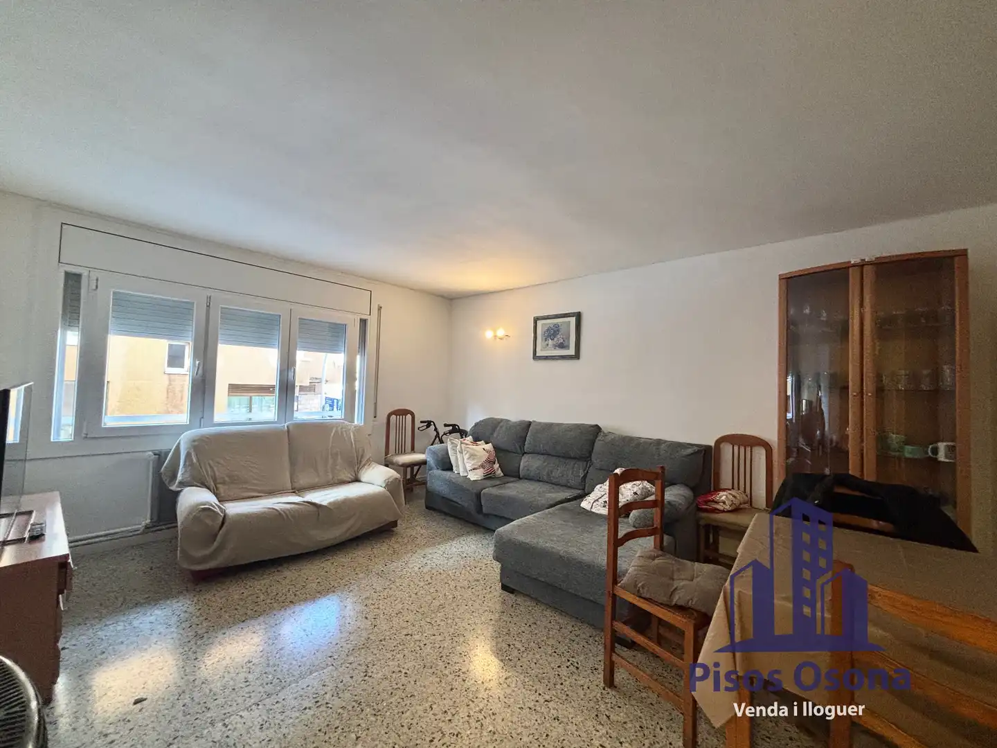 Sala de estar de Piso en venta en Vic con Calefacción y Horno