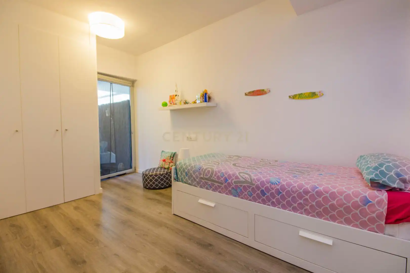 Habitación de Apartamento de alquiler en Calpe / Calp con Aire acondicionado, Jardín privado y Amueblado