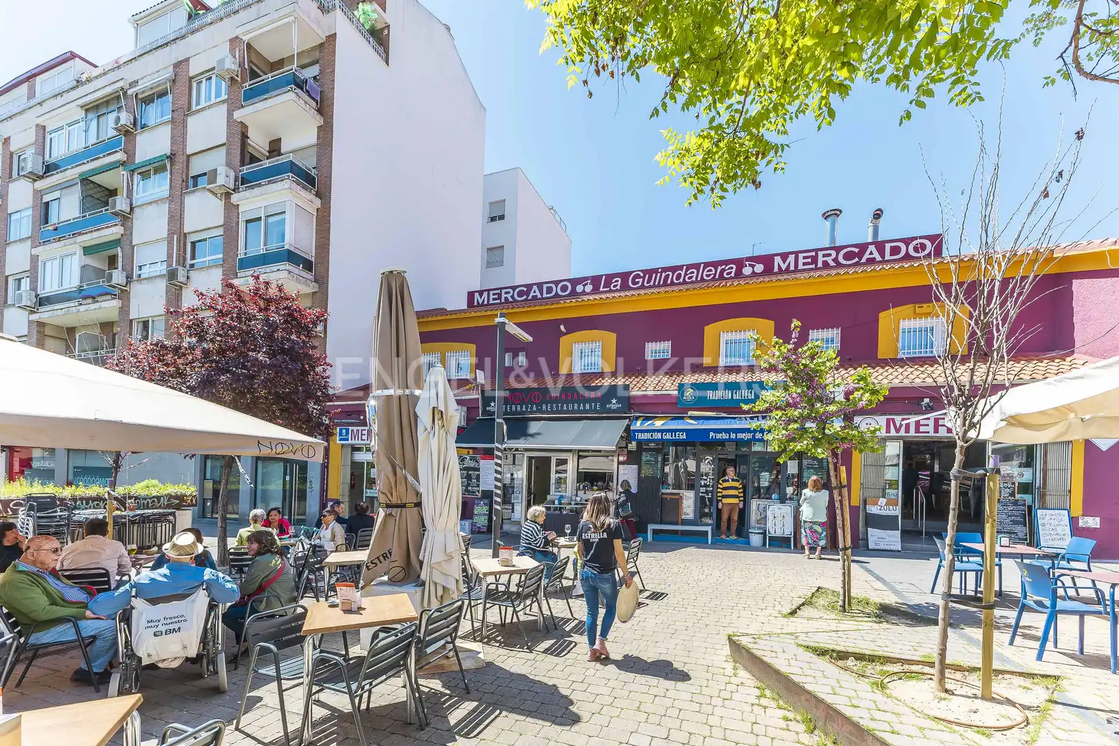 Außenansicht von Wohnung zur Miete in Madrid mit Klimaanlage, Heizung und Schwimmbad