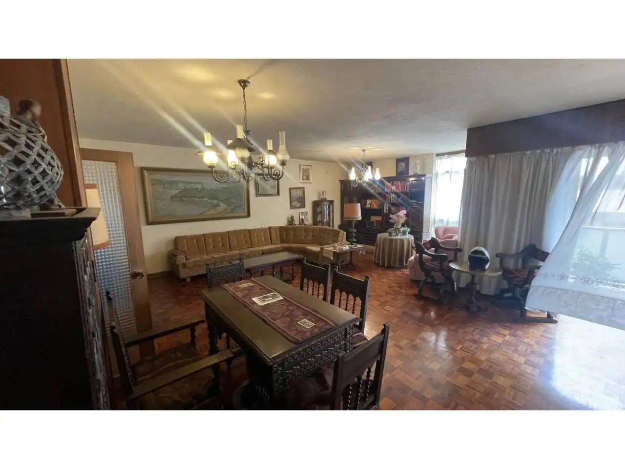 Living room of Flat for sale in Sevilla  with Air Conditioner, Heating and Balcony