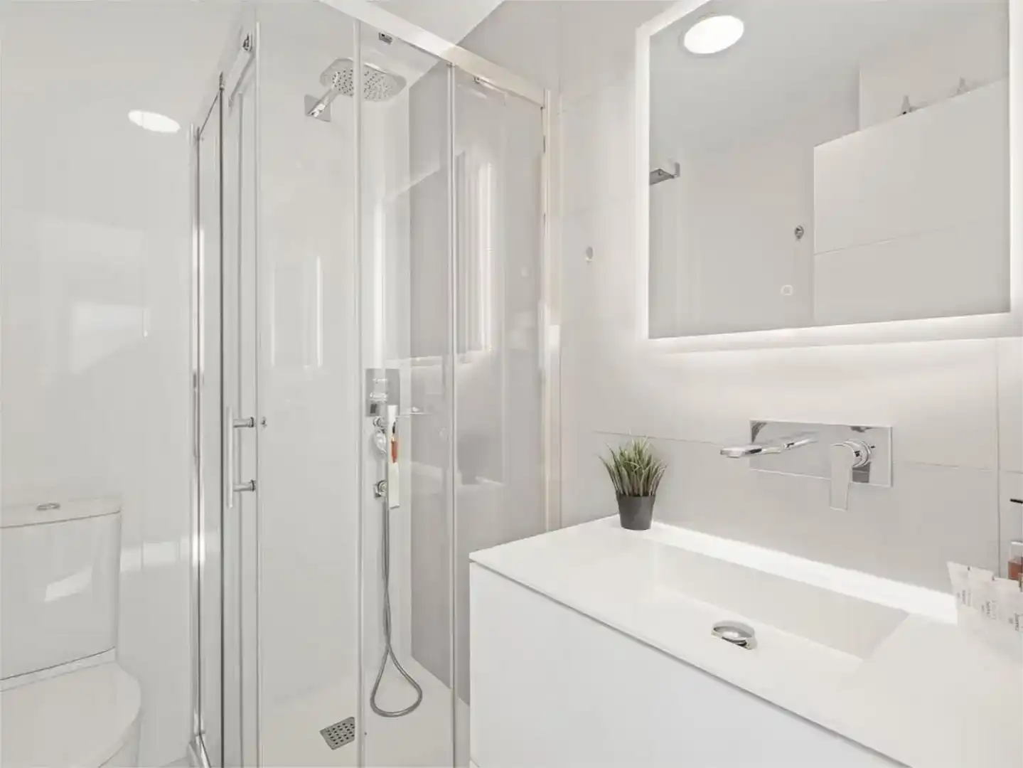 Baño de Casa o chalet de alquiler en Pilar de la Horadada con Aire acondicionado, Jardín privado y Piscina