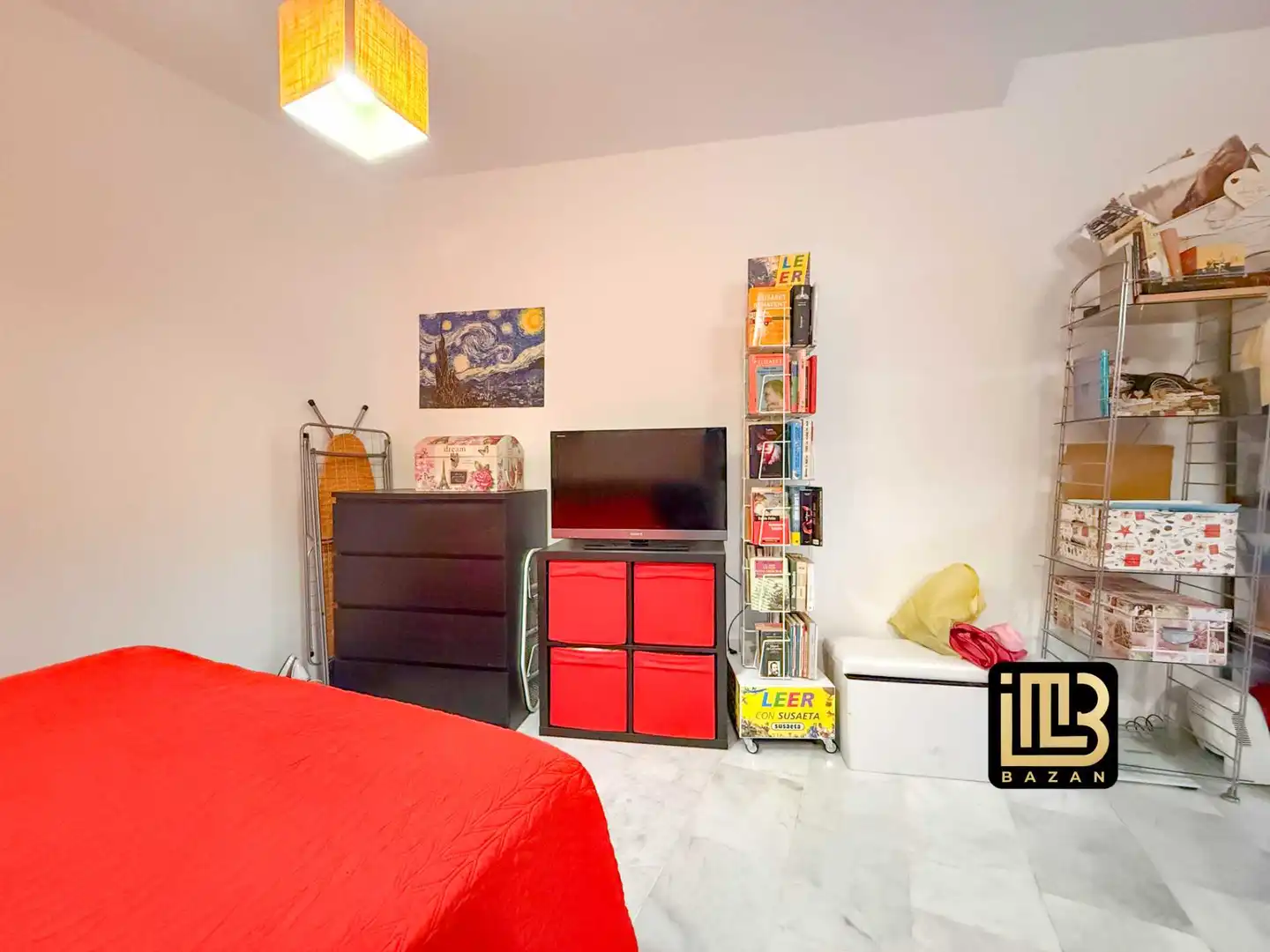 Bedroom of Flat for rent in Málaga  with Air Conditioner, Furnished and Washing machine