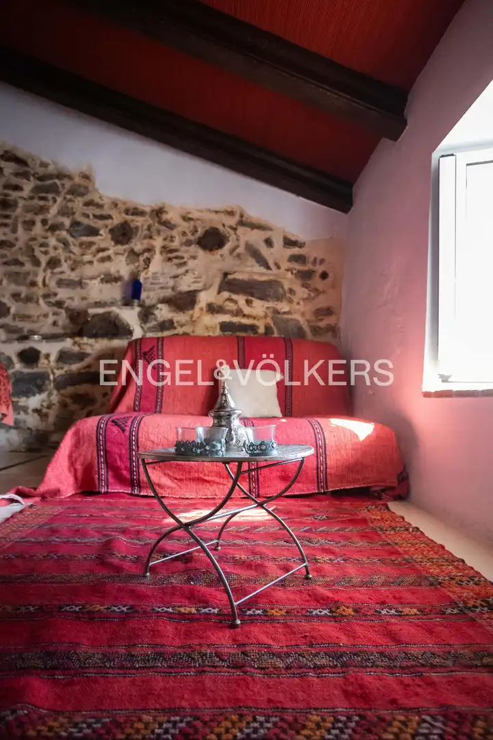Sala de estar de Casa o chalet en venta en Cazalla de la Sierra con Calefacción, Amueblado y Balcón
