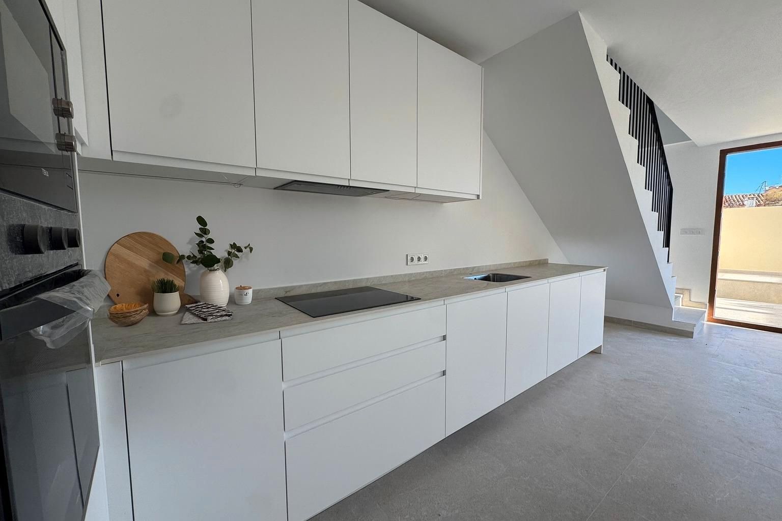 Kitchen of Single-family semi-detached for sale in Mancor de la Vall  with Air Conditioner, Terrace and Swimming Pool