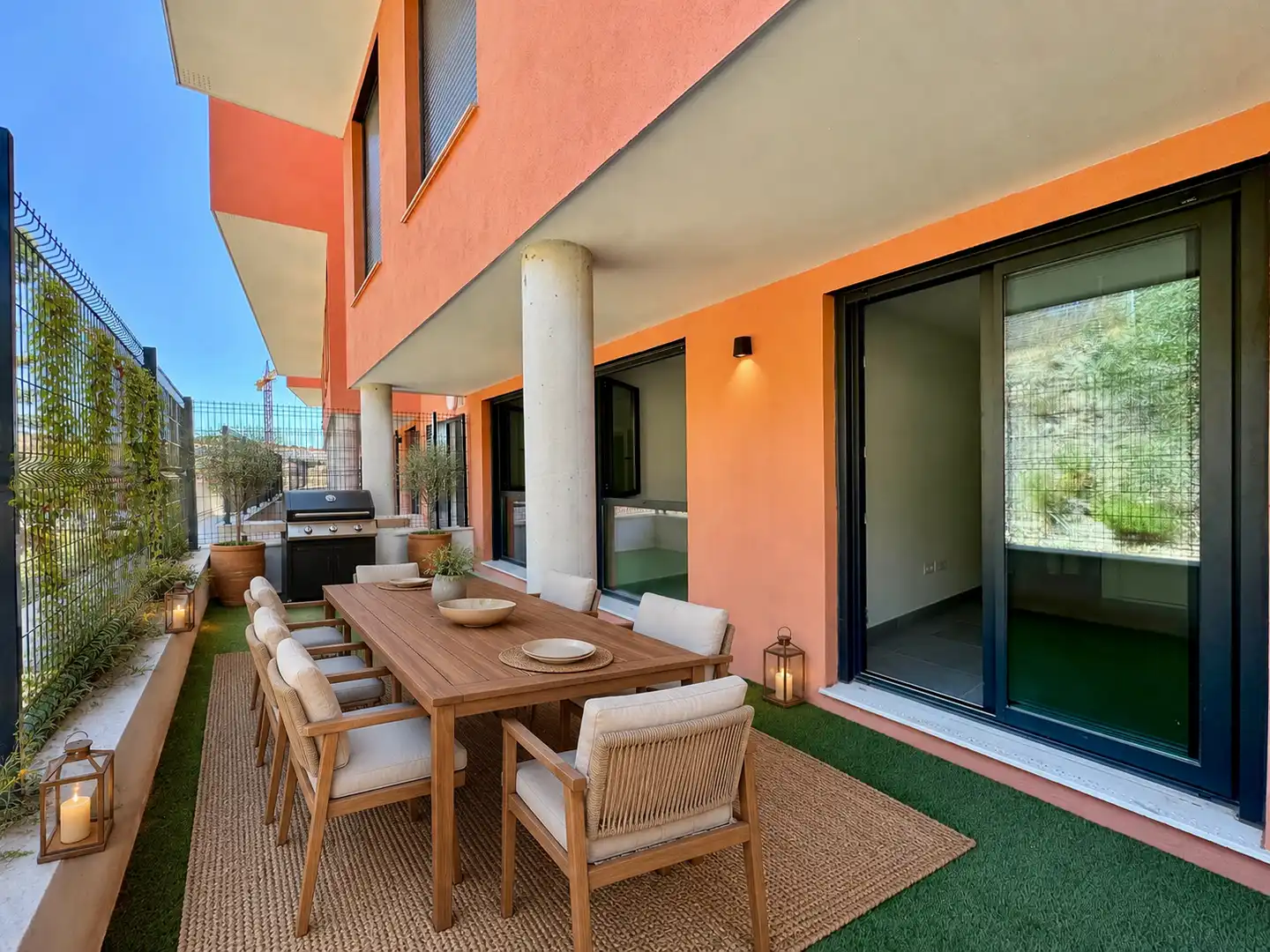 Terraza de Planta baja en venta en Mijas con Aire acondicionado, Terraza y Piscina