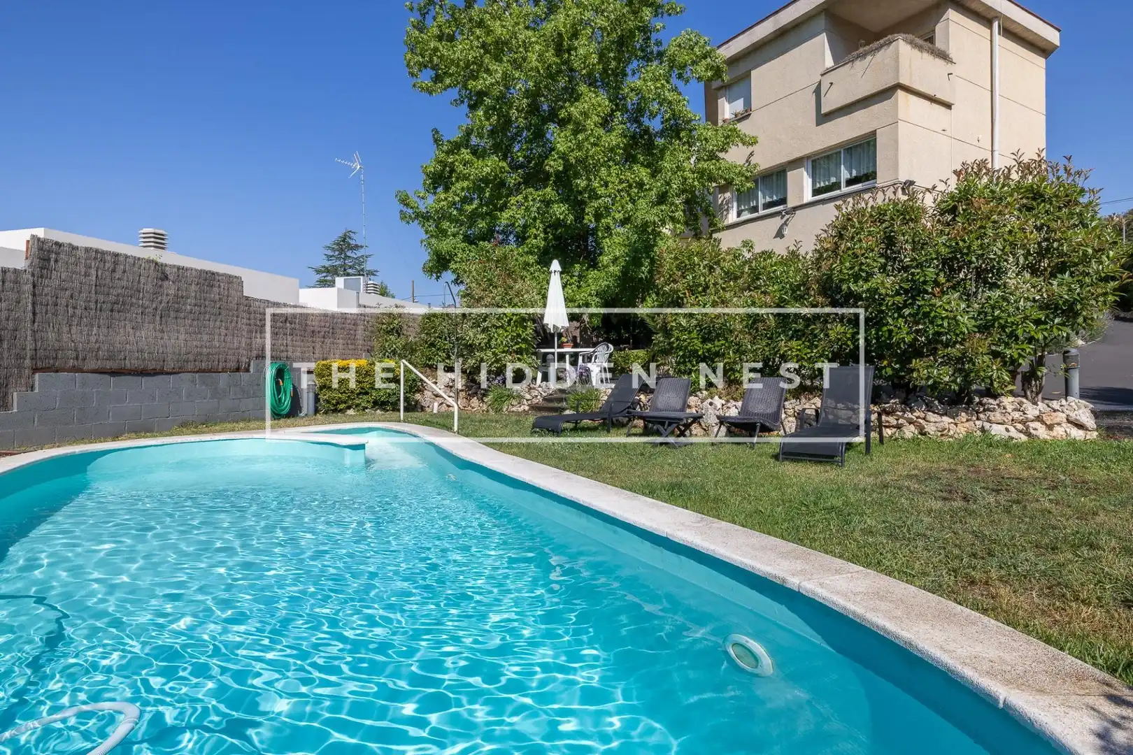 Piscina de Casa o xalet en venda en Matadepera amb Calefacció, Jardí privat i Terrassa