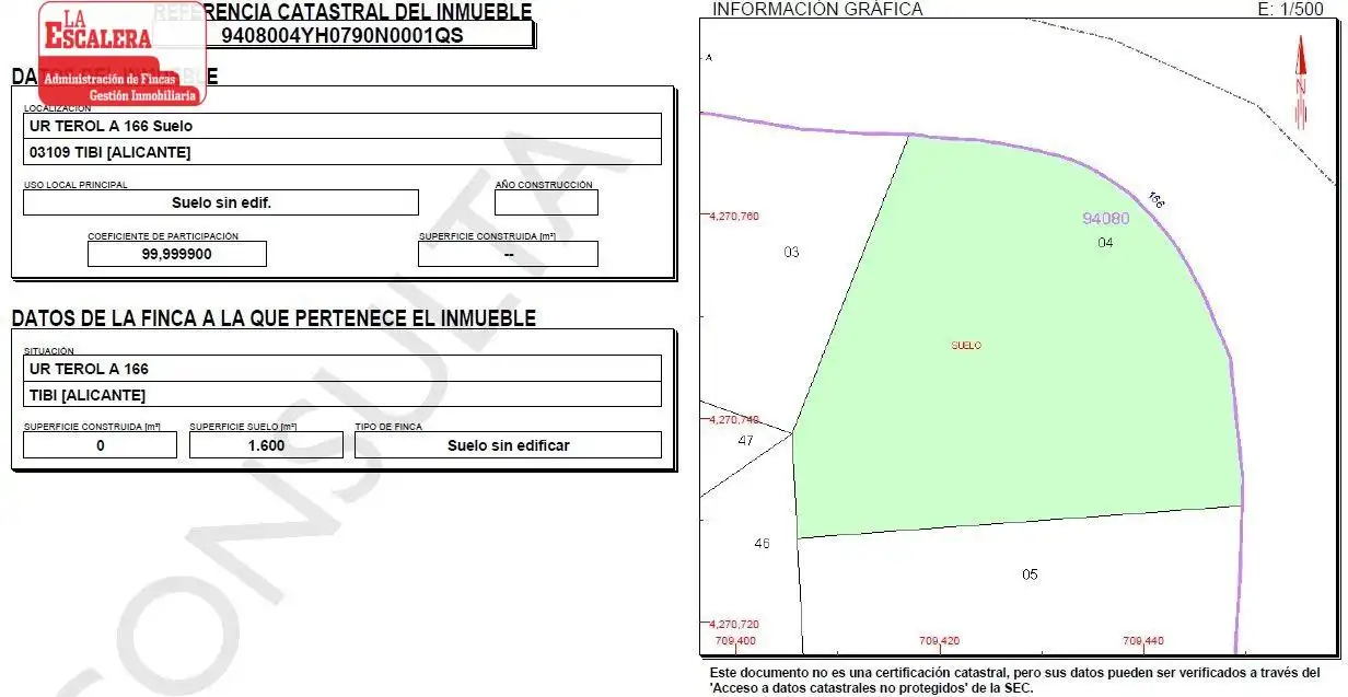 Terreny residencial en venda a Tibi, imagen 5