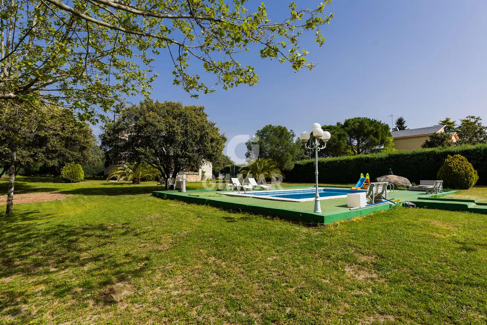 Jardín de Casa o chalet en venta en Galapagar con Calefacción, Jardín privado y Piscina