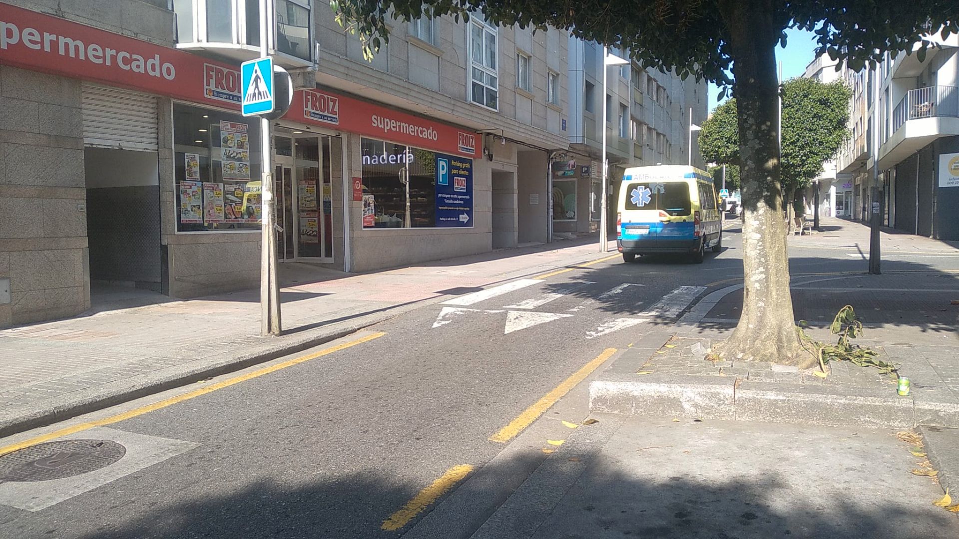Vista exterior de Pis de lloguer en Pontevedra Capital  amb Calefacció, Parquet i Moblat